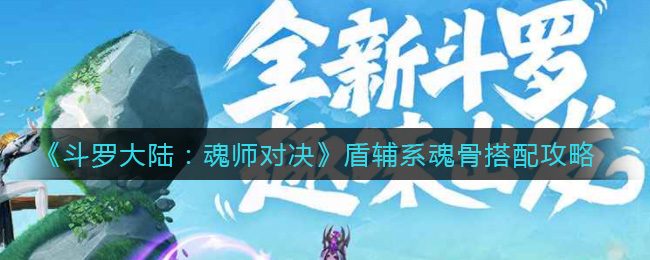 斗罗大陆魂师对决盾辅系魂骨怎么搭配