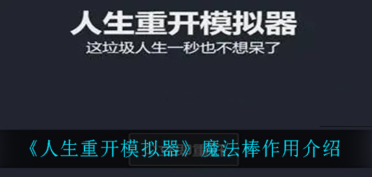 人生重开模拟器魔法棒有什么作用