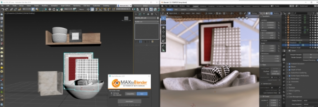 MaxToBlender(Max和Blender互导插件)0