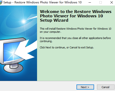 Restore Windows Photo Viewer图片查看工具截图1