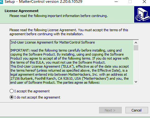 MatterControl打印控制软件1