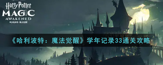 哈利波特魔法觉醒学年记录33怎么通关