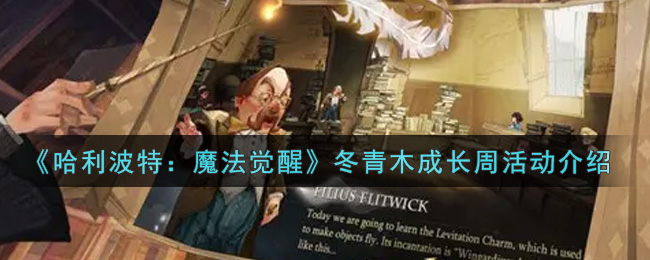 哈利波特魔法觉醒冬青木成长周活动怎么玩
