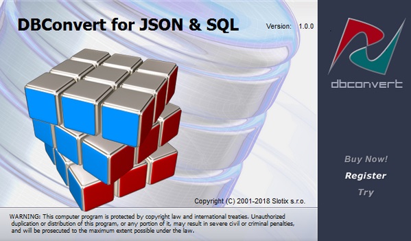DBConvert for JSON and SQL0