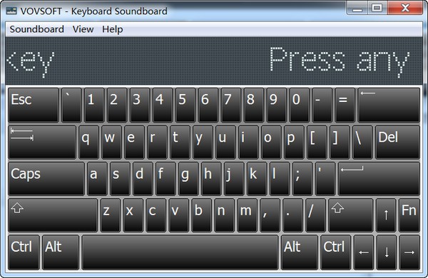 Vovsoft Keyboard Soundboard0