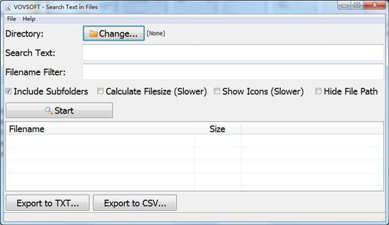 VovSoft Search Text in Files1