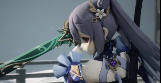 只狼影逝二度紫发美少女刻晴替换狼外观MOD1