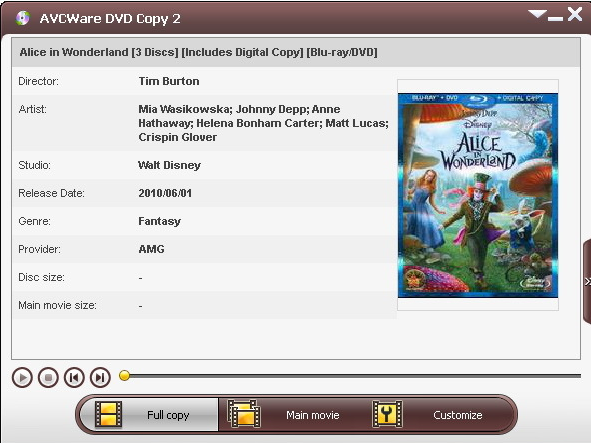 AVCWare DVD Copy20