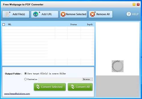 Free Webpage to PDF Converter0