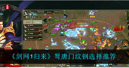 剑网1归来弩唐门纹钢怎么选择