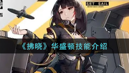 拂晓华盛顿技能怎么样