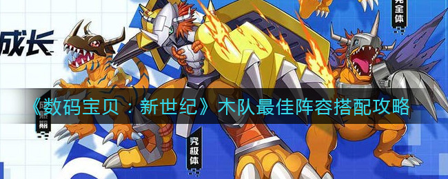 数码宝贝新世纪木队最佳阵容怎么搭配