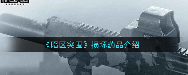 暗区突围损坏药品有哪些