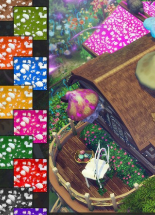 模拟人生4蘑菇屋顶MOD1