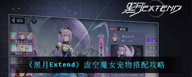 黑月Extend虚空魔女宠物怎么搭配