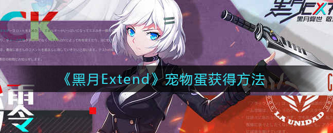 黑月Extend宠物蛋怎么获得