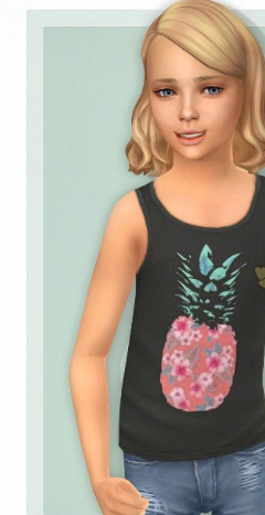 模拟人生4印花背心MOD1