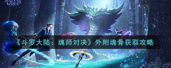 斗罗大陆魂师对决外附魂骨怎么获取