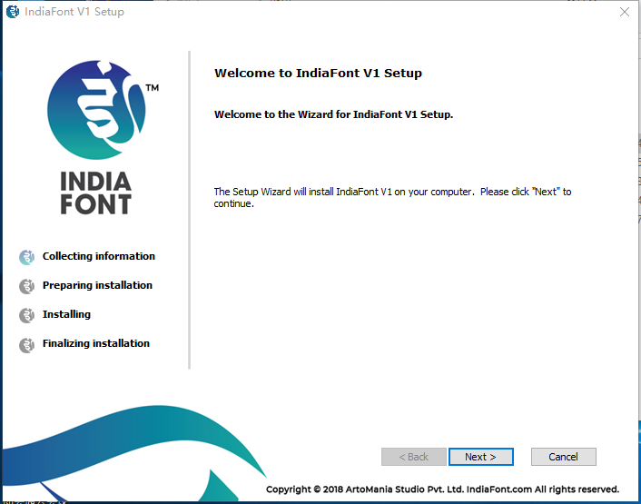 IndiaFont(印度语书法字体软件)0
