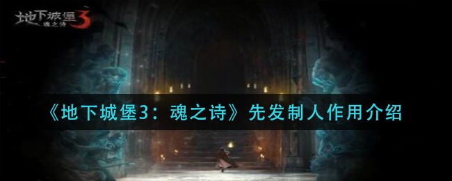 地下城堡3魂之诗先发制人作用是什么