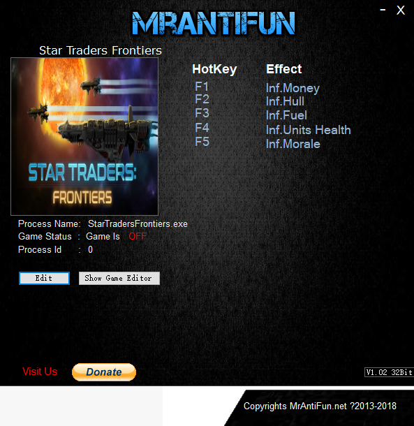 星际贸易:前沿五项修改器MrAntiFun版0