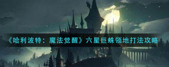 哈利波特魔法觉醒六星巨蛛领地怎么打