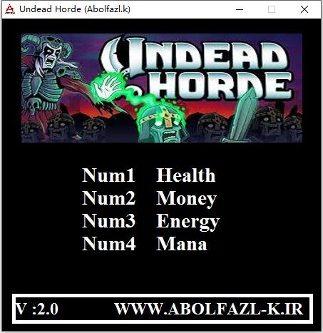 亡灵军团四项修改器Abolfazl.k版1