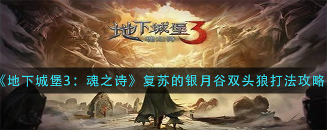 地下城堡3魂之诗复苏的银月谷双头狼怎么打
