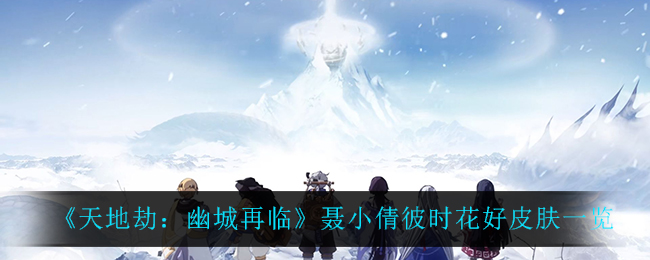 天地劫幽城再临聂小倩彼时花好皮肤怎么样