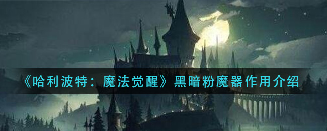 哈利波特魔法觉醒黑暗粉魔器作用是什么