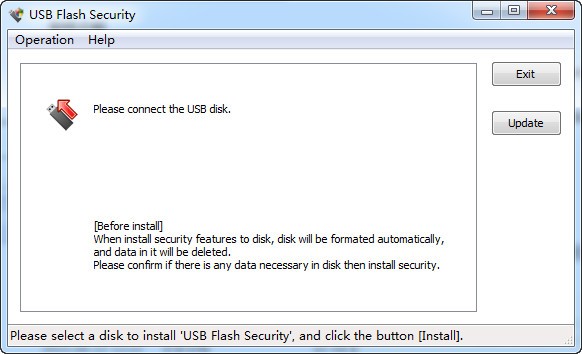 USB Flash Security Free安全防护软件0