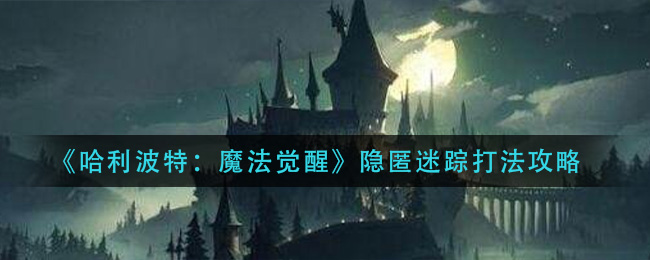 哈利波特魔法觉醒隐匿迷踪怎么打