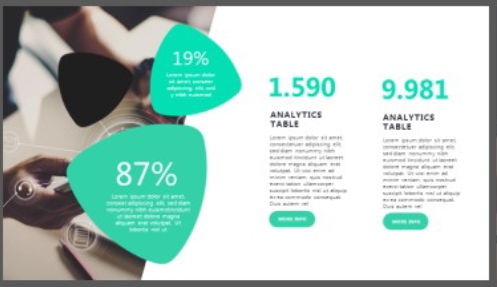 简约欧美风商务办公PPT模板1