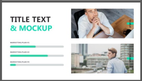 简约欧美风商务办公PPT模板2