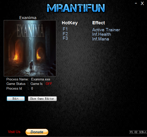 Exanima两项修改器MrAntiFun版0