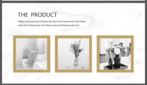 极简白色大理石纹理背景通用商务PPT模板1