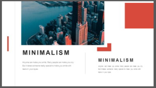 欧美风图片排版设计建筑主题PPT模板3