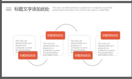欧美人物背景的商务演示PPT模板2