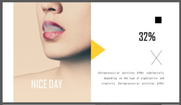 粉色时尚孟菲斯风格PPT模板3