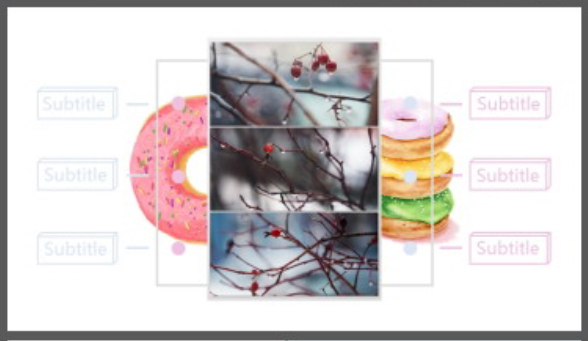 植物花卉背景的画册风夏日主题PPT模板2