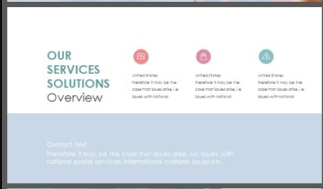 小清新水彩树木背景你好夏天PPT模板2