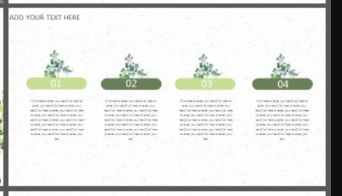 简洁绿色水彩卡通可爱女孩PPT模板2