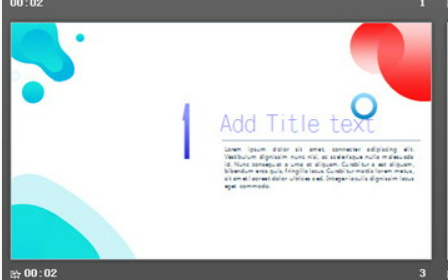 欧美风彩色动感时尚PPT模板1