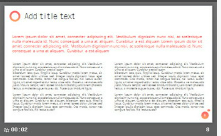 欧美风彩色动感时尚PPT模板3