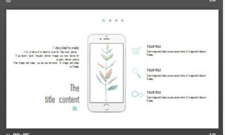 水彩森林小鹿背景唯美意境PPT模板2