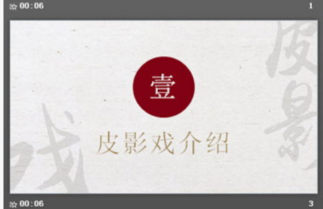 中国传统文化之皮影PPT模板1