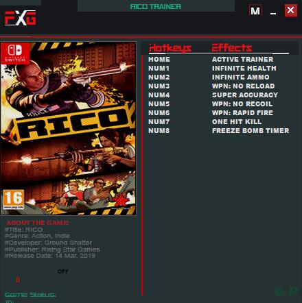RICO八项修改器FUTUREX版1