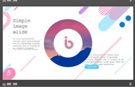 精美彩色渐变时尚PPT模板1