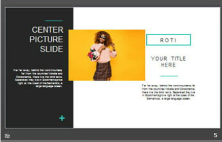 简洁欧美旅行相册PPT模板1