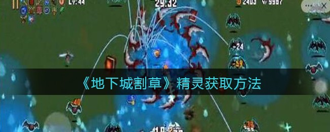 地下城割草精灵怎么获取